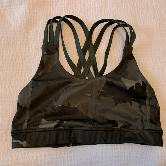 Lululemon Adjustable All Sports Camo bra size 6 - Picture 1 of 3